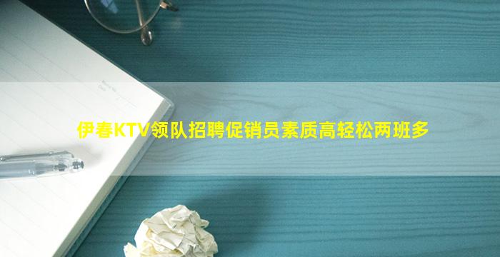 伊春KTV领队招聘促销员素质高轻松两班多